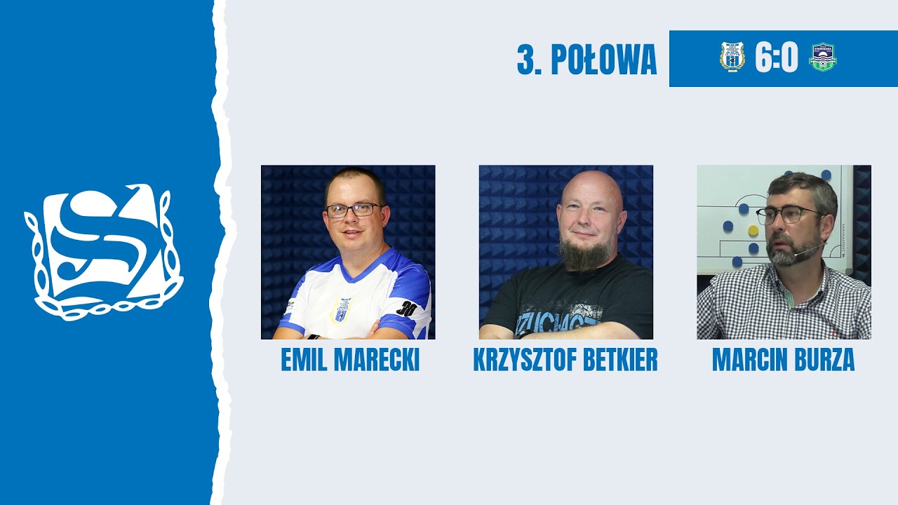 ⚪🔵 3. POŁOWA ⏲⚽ | Stomil Olsztyn - GKS Stawiguda 6:0 (9.03.2026 r.)