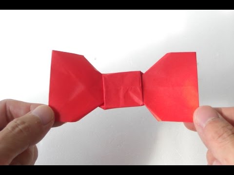 折り紙 リボンの折り方 Youtube