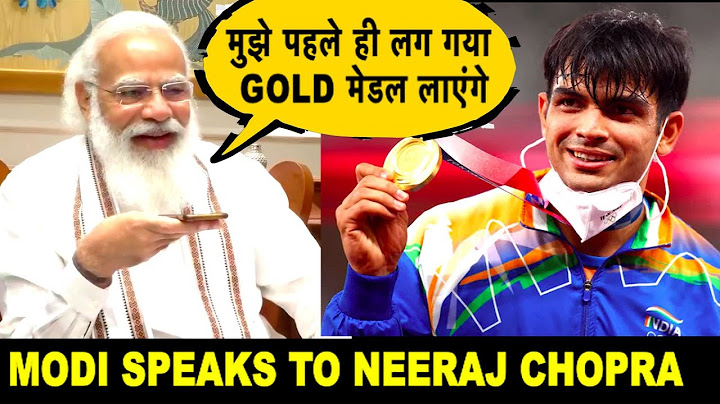 Narendra Modi Speaks to Neeraj Chopra on Olympics Gold for India Javelin