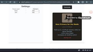 TF2 random weapon generator (normal,any class ,any slot)