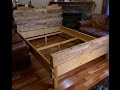Finished rustic bed Finished rustic bed
