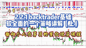 2 2 1 用Python做比特币的量化交易实盘之backtrader基础 较全面的一个策略讲解