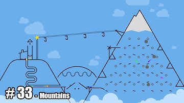 Mountains - Algodoo Marble Race