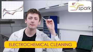Electrochemical cleaning of an electrode
