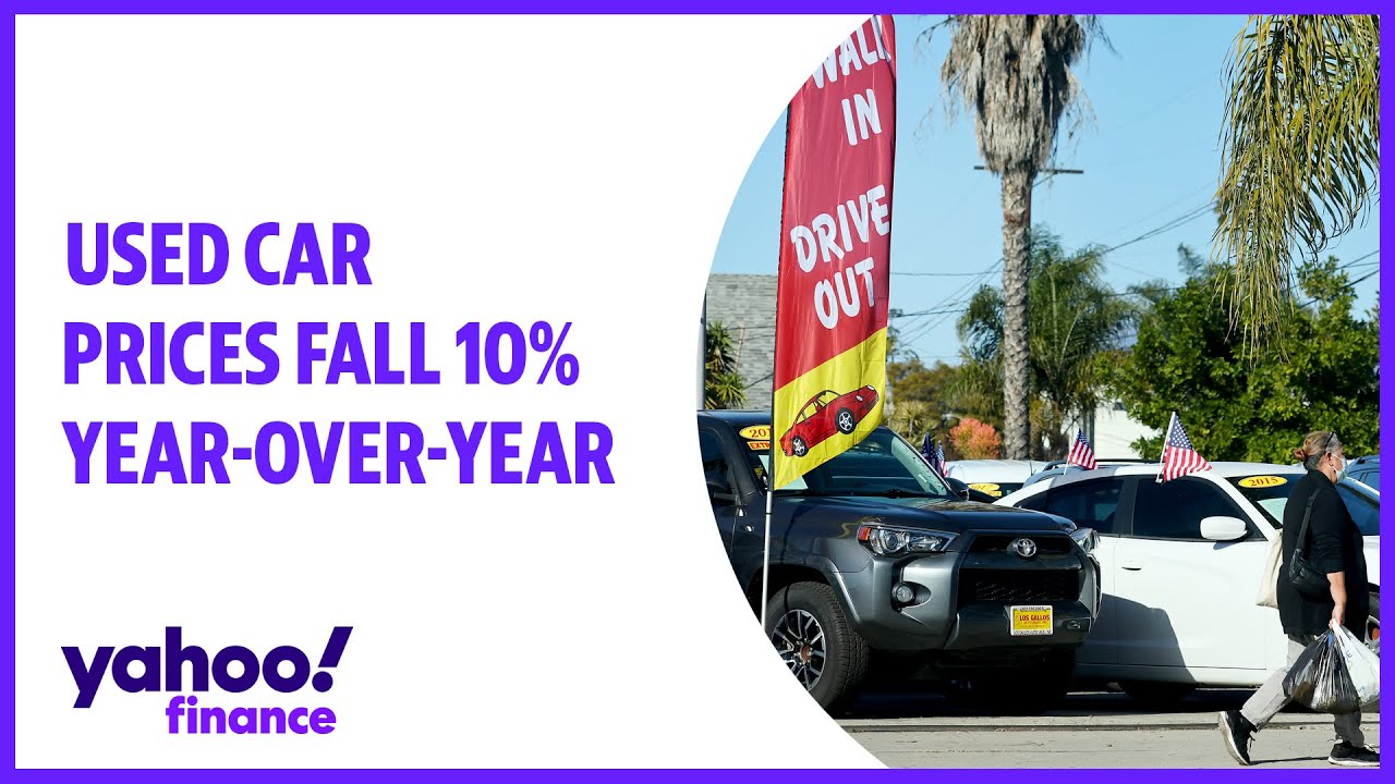Used car prices fall 10 yearoveryear YouTube