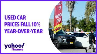 Used car prices fall 10% year-over-year