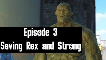Fallout 4 Playthrough #3: Saving Rex And Strong, The Friendly Super Mutant (HD)