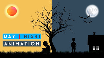 Day Night Simulation with pure CSS and JavaScript