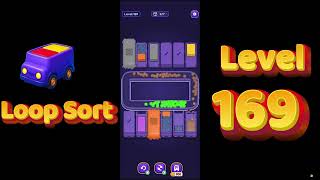Loop Sort Level 169 Walkthrough 🚚🧩 | Truck Puzzle Game | Solutionguruji