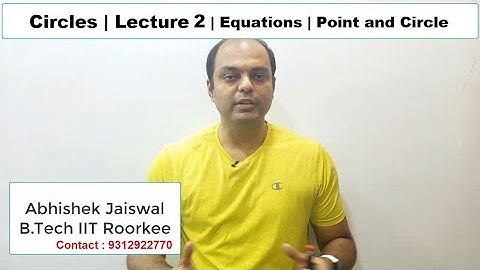 Live Stream | Class 11th | Maths | Circles | Lecture 2 | By Abhishek Jaiswal