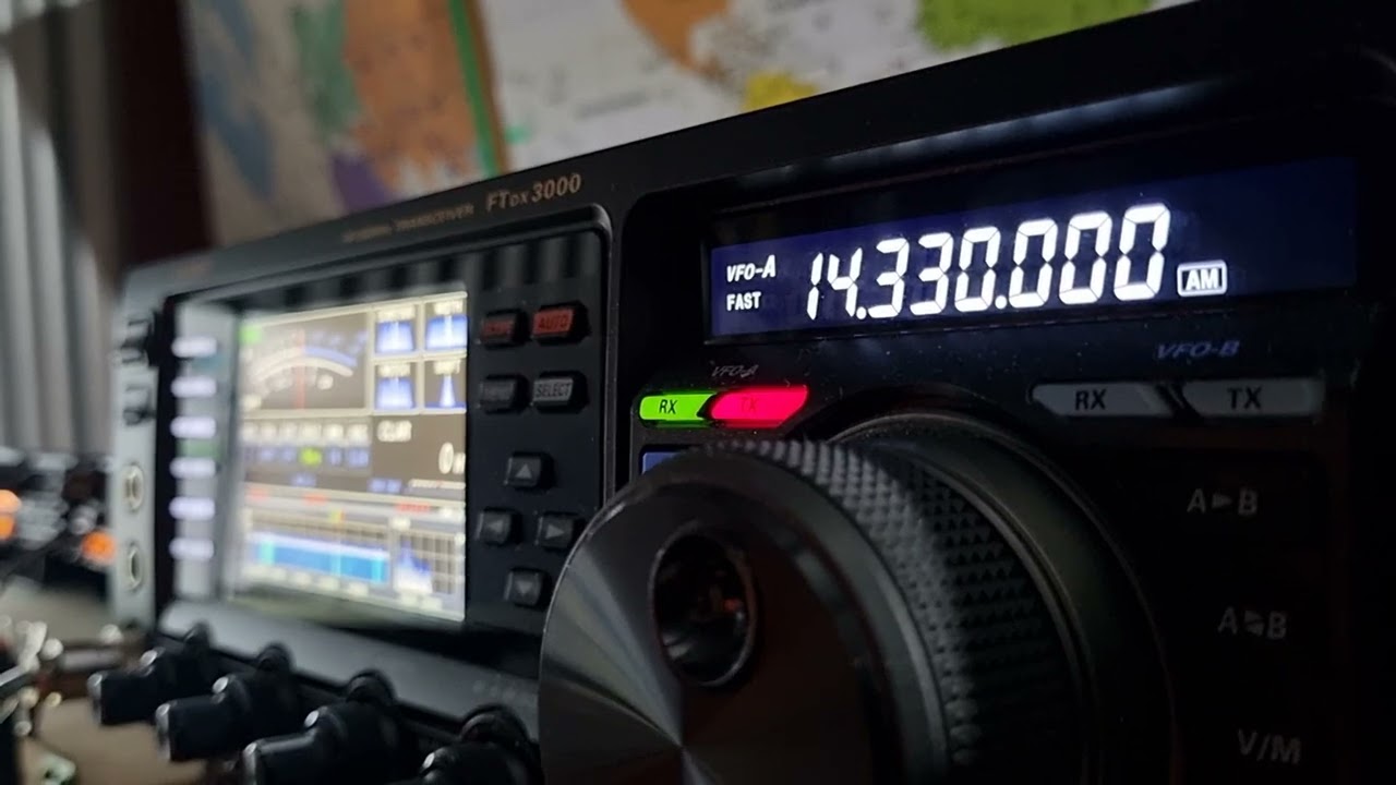 KB3RHR 🇺🇸 QSO with VK5MRD 🇦🇺 AM mode @25 watts, Yaesu FTDX3000 - Hexbeam, 30/4/2023