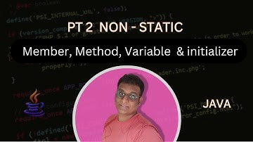 Java Non -Static Members Explained | Variables, Methods, Static Block & Initializer #education #java