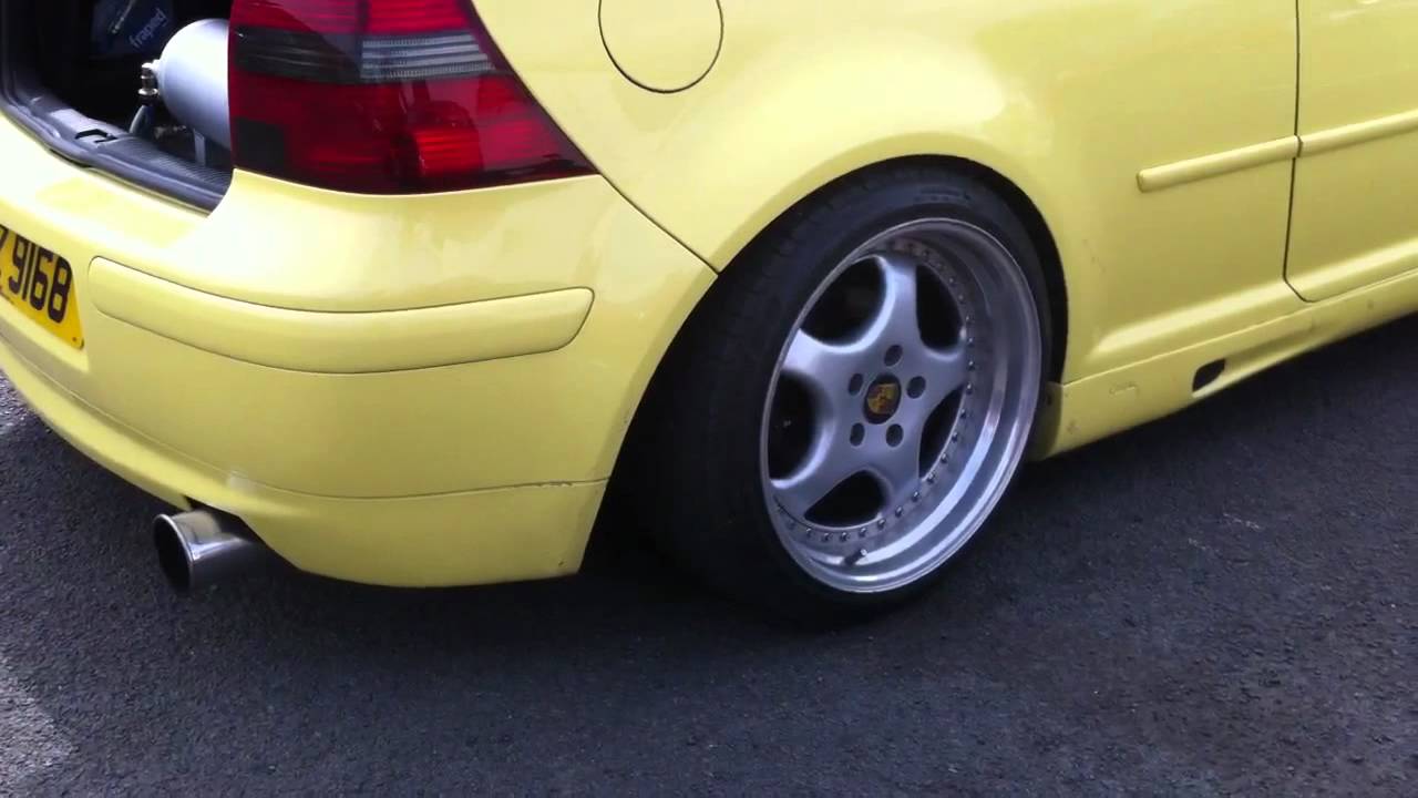 Mk4 Golf on airbags YouTube