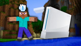 Survival Minecraft Running on the Nintendo Wii