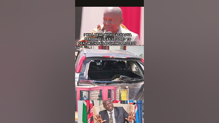SITAKUBALI HUO UPUZI WEWE GACHAGUA NA NATEMBEYA; ANGRY DP KINDIKI INFRONT OF RUTO