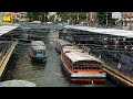 The Khlong Saen Saep Express Boat , Asok to Pratunam(10baht)