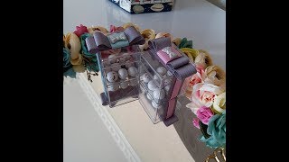 Nikah şekeri, Bebek şekeri, Mika kutu dağıtmalık