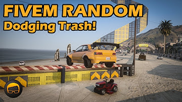 Trying To Dodge The Trash - GTA FiveM Random All №110