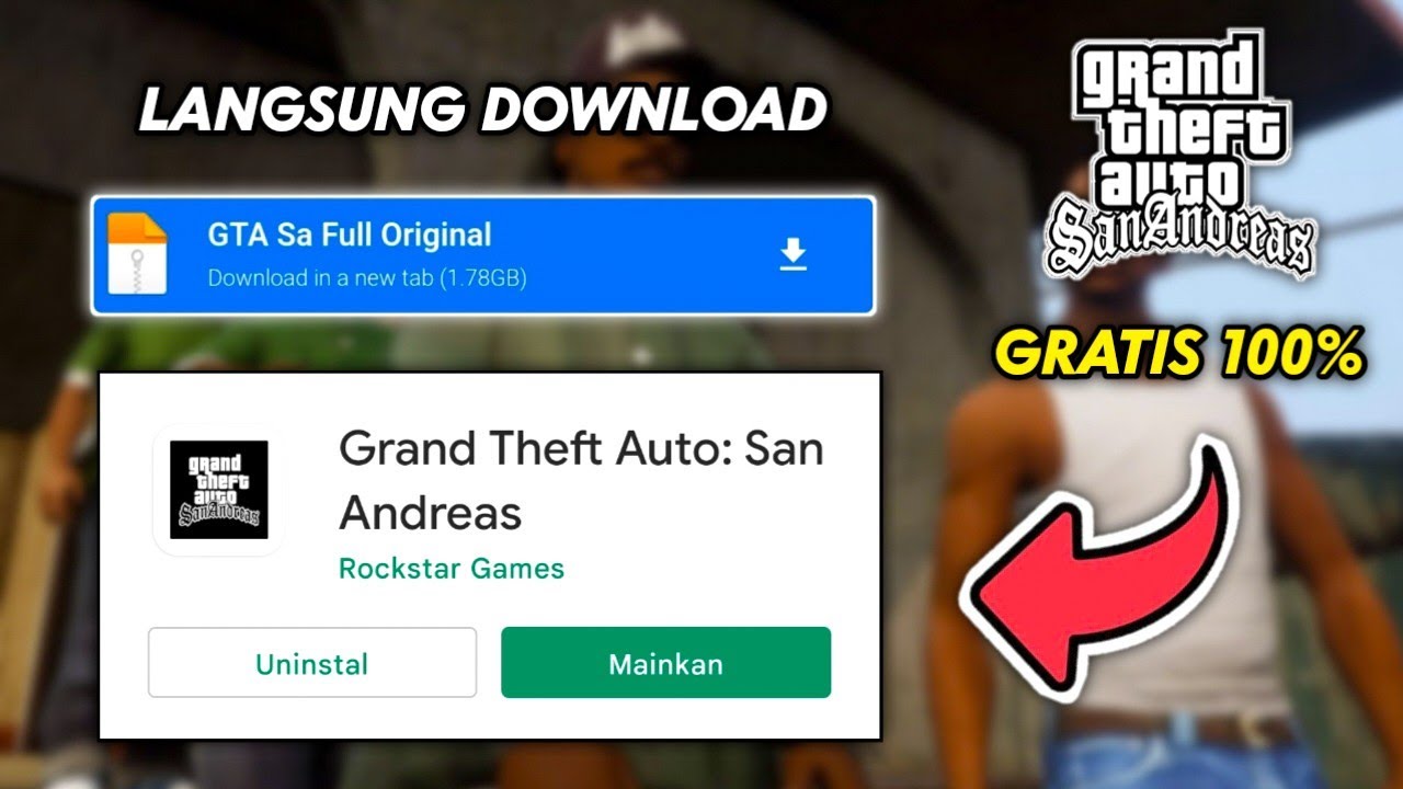 Cara Download Gta San Andreas Di Android Tahun 2025 YouTube