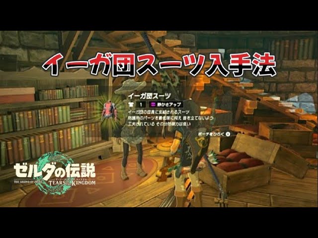 イーガ団スーツの入手法【ゼルダの伝説ティアーズオブザキングダム