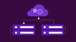 Cloud Computing & Data Server Infrastructure Motion Graphics Background