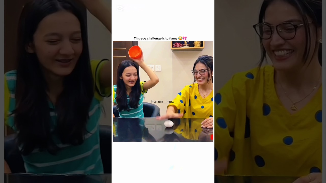 This egg challenge 🤣🎀#sistrology