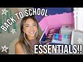 BACK TO SCHOOL ESSENTIALS!! // FT. BABBLEBOX