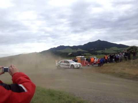 Patrick Malley's spin at WRC New Zealand 2010