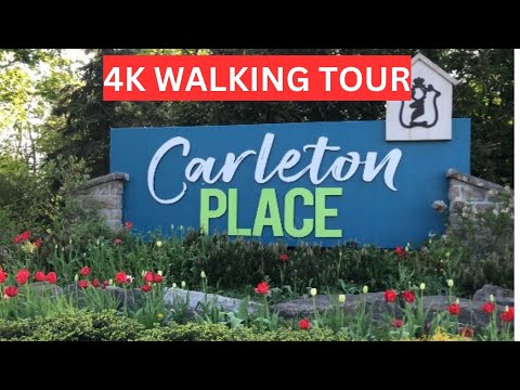 Carleton Place Ontario Canada - A Historic Town Near Ottawa Canada - Where Mississippi River Flows