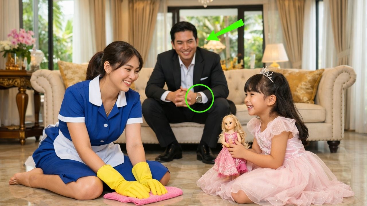 มหาเศรษฐีพบเห็นพฤติกรรมแปลกๆ ของแม่บ้านที่มีต่อลูกของเขาเมื่อเขากลับบ้านโดยไม่คาดฝัน