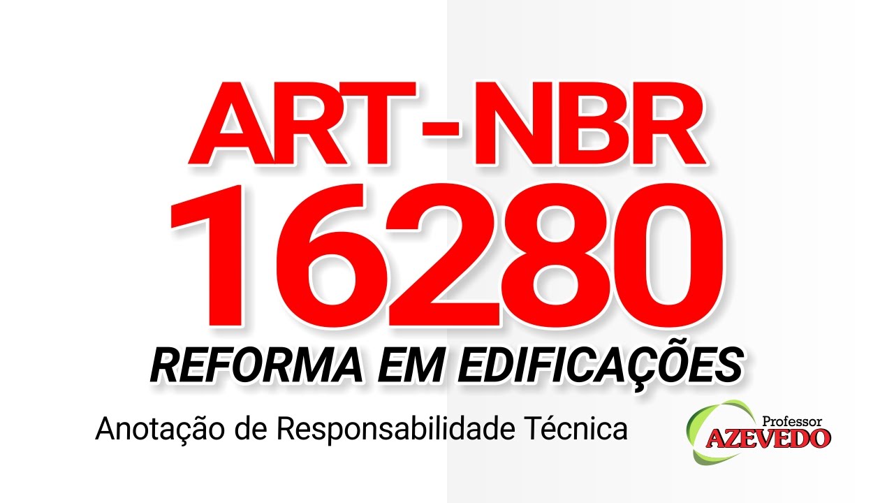 ART l Laudo para reformas l nbr 16 280 l laudo de reforma em apartamento l ART l  nbr 16 280