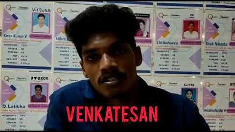 QSPIDERS VELACHERY | CONGRATULATION: VENKATESAN.V For Getting Placed as JAVA Developer.