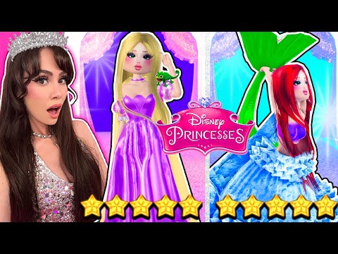 TOP ULTIMATE DISNEY PRINCESS CHALLENGE In Dress To Impress