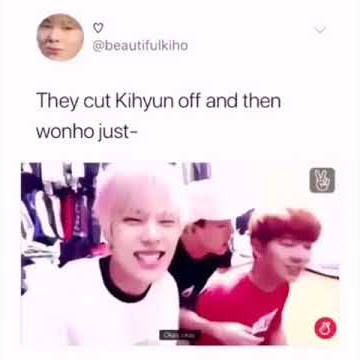 They cut Kihyun off and then Wonho just-