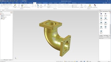 How to create a pipebend with flanges in Ironcad