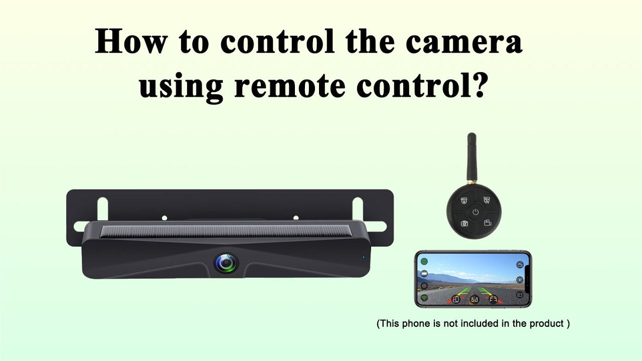 Camera Remote Command How to control the camera using remote control? - YouTube
