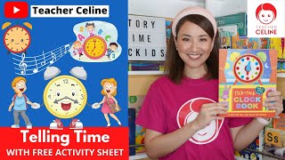 Telling Time for Children | Learn To Tell Time On A Clock | What Time Is It | Fun Kids Activity
