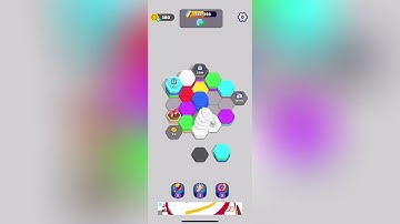 Hexa sort Level 55 Solution Walkthrough 