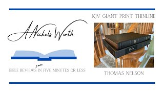 KJV Giant Print Thinline - Premier Collection