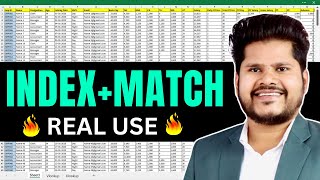 Excel INDEX + MATCH Formula Explained | Index Match का मैजिक Vlookup &amp; Xlookup नहीं कर सकते