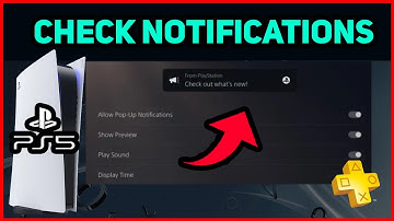 PS5 HOW TO CHECK NOTIFICATIONS EASY NEW!