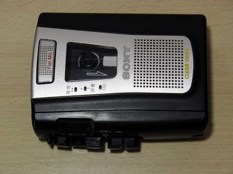 SONY ポータブルカセットレコーダー TCM 36 - YouTube