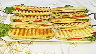 من اليوم خبز البانيني حضريه في دارك ناجح 100% قطني مع حشوة لذيذة وكتحمق تحضيرات رمضان