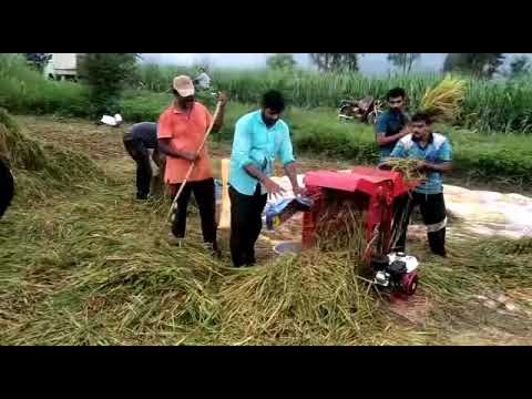 Mini paddy thresher machine   available at sawant agro kolhapur