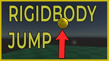 Make a rigidbody jump in 5 minutes - Unity Basics (And locking mouse)