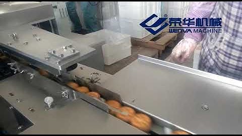 WENVA Biscuit Sandwiching Machine With Pile Packing Line