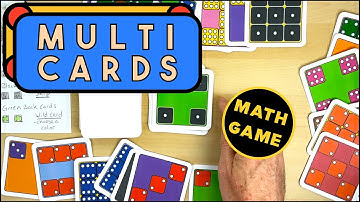 Math Game Multi-Uno - Great Multiplication Card Came
