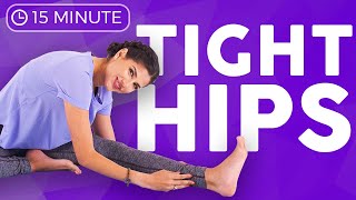 15 minute Yin Yoga Stretches for Tight Hips, Inner Thighs & Groin