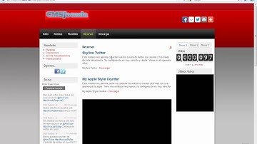 Modulo de Twitter en Joomla 2.5 - Instalación y configuración