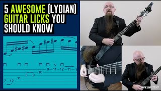 5 Awesome (Lydian) Guitar Licks You Should Know